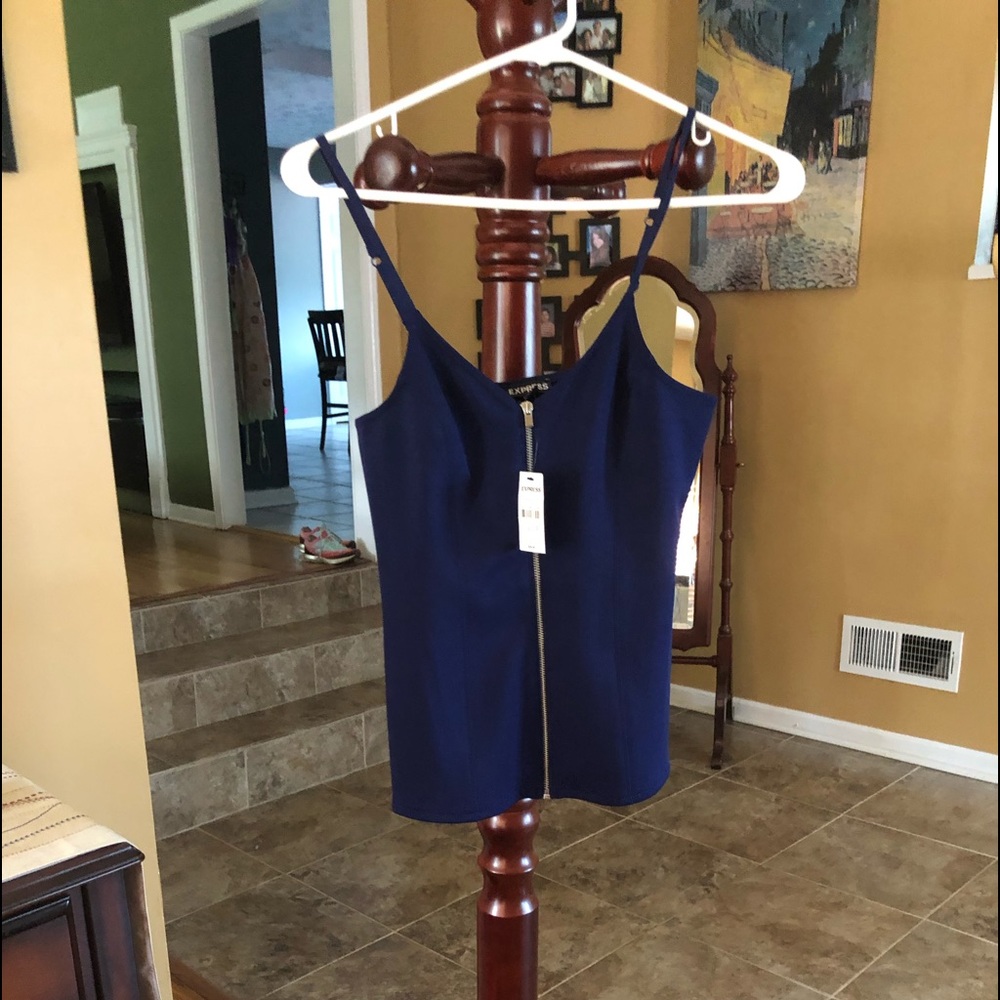 Royal Blue Express spaghetti strap top
